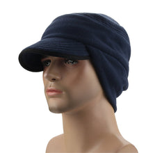 Windproof Cap Outdoor Warm Fleece Earflap Hat with Visor