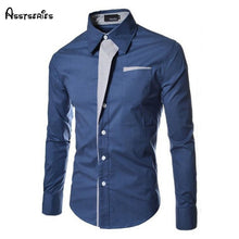 Men's Shirt Design Double Breasted Shirt Thin Long Sleeves Spring And Autumn Casual Shirt Turn-down Collar D29