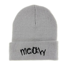 Winter Knitting MEOW Beanie Hat And Snapback Men And Women Hiphop Cap