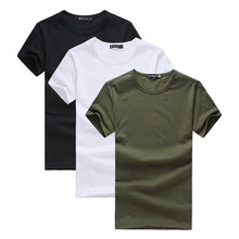 Pioneer Camp Pack of 3 promoting short sleeve t-shirt men brand clothing summer solid t shirt male casual Tees