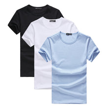 Pioneer Camp Pack of 3 promoting short sleeve t-shirt men brand clothing summer solid t shirt male casual Tees