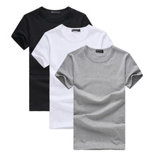 Pioneer Camp Pack of 3 promoting short sleeve t-shirt men brand clothing summer solid t shirt male casual Tees