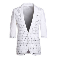 TANGNEST 2018 Fashion Three Printing Style Blazer Men Comfortable Casual Slim Men Blazer Asian Size Blazer Masculino MWX291