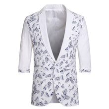 TANGNEST 2018 Fashion Three Printing Style Blazer Men Comfortable Casual Slim Men Blazer Asian Size Blazer Masculino MWX291