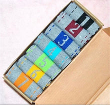 Men's Cotton Socks Casual Mens Socks Breathable Personalized digital happy socks for season 7 pairs \ lot no box Q
