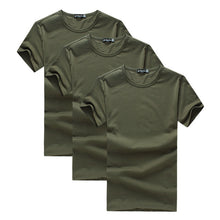 Pioneer Camp Pack of 3 promoting short sleeve t-shirt men brand clothing summer solid t shirt male casual Tees