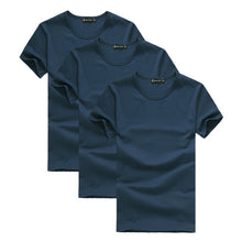 Pioneer Camp Pack of 3 promoting short sleeve t-shirt men brand clothing summer solid t shirt male casual Tees