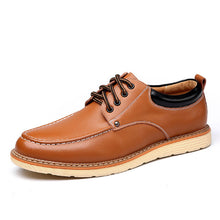 Tangnest Brand Men Business Shoes Casual PU Leather Oxfords Shoes For Man Round Toe Lace Up Flats Men Dress Shoes XMP741