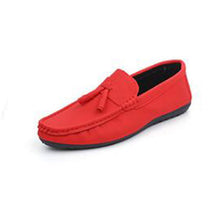 Tangnest NEW 2018 Men's Loafers Casual Round Toe Pu Leather Flats Solid Tassel Slip-on Flat Shoes Man Comfort Driving Shoes
