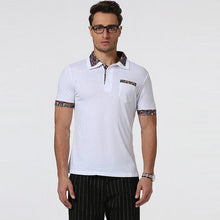 HEE GRAND Men Short Sleeve Polo 2018 New Arrival Main Cotton Material Printed Decoration Male Summer Polo Shirt MTP473
