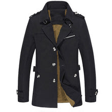Plus Size L 5XL Parka Men Jacket 2018 Winter Thick Velvet Trench Coat Men Casual Military Single Breasted Lapel Pockets Outwear