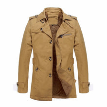 Plus Size L 5XL Parka Men Jacket 2018 Winter Thick Velvet Trench Coat Men Casual Military Single Breasted Lapel Pockets Outwear