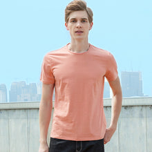 Pioneer Camp Solid men t shirt casual brand clothing o-neck T-shirt male Top quality bamboo cotton stretch Tshirt plus size