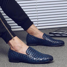 Tangnest Luxury Brand 2018 Men Shoes Fashion Braid Leather Slip-on Flats Casual Driving Oxfords Shoes Men Moccasins Size 37 ~47