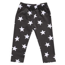 Childrens pants spring and autumn baby printing stars and stars trousers