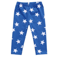 Childrens pants spring and autumn baby printing stars and stars trousers