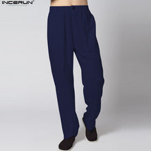 Hot Sale Solid Casual Cotton Linen Pants Men Chinese Traditional Style Kung Fu Pants Mens pantalon lin homme Size Joggers S-XXL