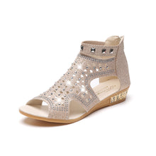 Spring Summer Ladies Women Wedge Sandals Fashion Fish Mouth Hollow Roma Shoes