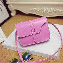 Women Girl Shoulder Bag Faux Leather Satchel Crossbody Tote Handbag