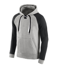 Lace Up Hooded Sweatshirt
