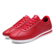 Tangnest Men Sneakers For Spring PU Leather Casual Shoes Lace Up Round Toe Flat Shoes Breathable Men Fashion Shoes XMR2799