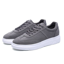 Tangnest Spring Men Casual Shoes Korean Style Lace Up Sneakers Breathable Flats Wearable Height Increasing Men Shoes XMR2796
