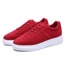 Tangnest Spring Men Casual Shoes Korean Style Lace Up Sneakers Breathable Flats Wearable Height Increasing Men Shoes XMR2796