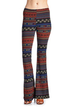 Women's Geo Stripe Flare Pants