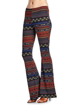 Women's Geo Stripe Flare Pants