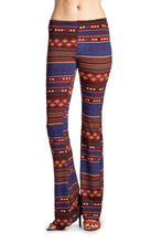 Women's Geo Stripe Flare Pants