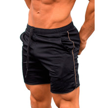 Quick Dry Shorts Men Summer Men's Casual Shorts Solid Fitness Man's Short With Pockets Straps Inside Trunks Beach Shorts 2018