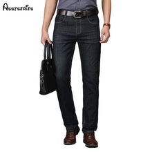 Top Brand Men Jeans 2018 New Men's Fashion Jeans Business Casual Stretch Slim Jeans Classic Trousers Denim Pants Male D76