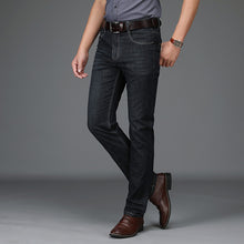 Top Brand Men Jeans 2018 New Men's Fashion Jeans Business Casual Stretch Slim Jeans Classic Trousers Denim Pants Male D76
