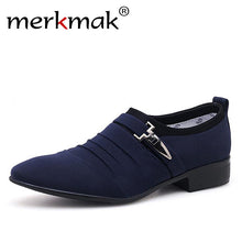 Merkmak Plus Size 38-48 Men Dress Shoes Classic Business Office Oxford Shoes For Men 2018 New Casual British Style Man Flats